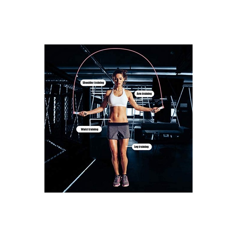 Jump Rope Digital Weighted Handle Workout Jumping Rope Training Fitness