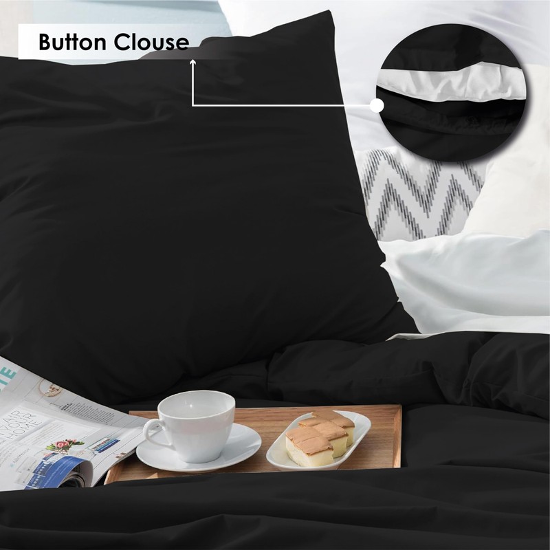 REHAN & CO Double Duvet Cover Sets – 3Pcs Bedding
