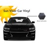 Sun Visor Windshield Light Blocker Strip Vinyl Wrap Fits All