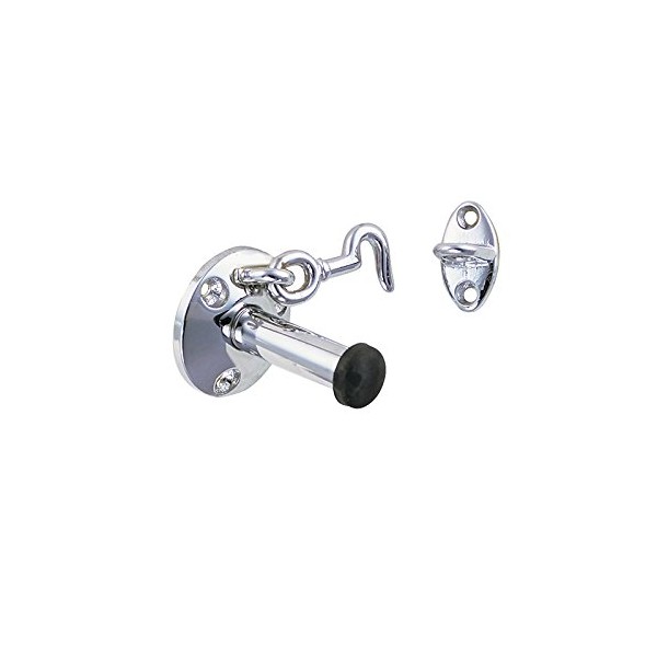 Perko 0574DP1CHR Chrome-Plated Door Stop and Holder - 2-3/8"