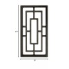 Nuvo Iron Decorative Insert for Fencing, Gates, Home, Garden -