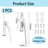 2 Pcs Universal Window Accessories - Replacement Handles for Upvc