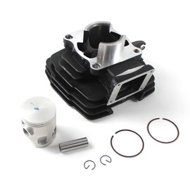 SINOCMP DT125 Engine Rebuild Kit 56mm Cylinder Piston Gasket Top End Kit for YAMAHA DT125 1974-1981 Engine