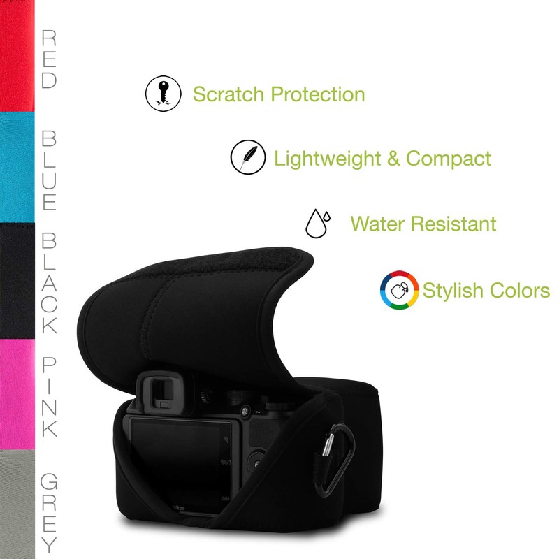 MegaGear MG1822 Ultra Light Neoprene Camera Case Compatible with Nikon