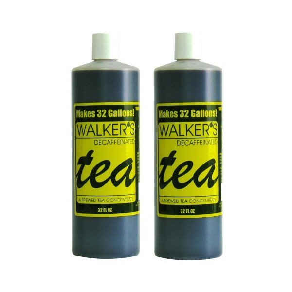 Walkers Liquid Tea Concentrate Without Caffeine- 64 ounces total (pack