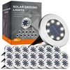INCX Solar Lights Outdoor Waterproof,24 Pack Solar Lights for Outside,
