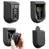 JASEASYZ Key Lock Box for Outside Wall Mount, Waterproof Spare