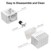 NPET Pet Water Fountain Water Pump with LED Light for