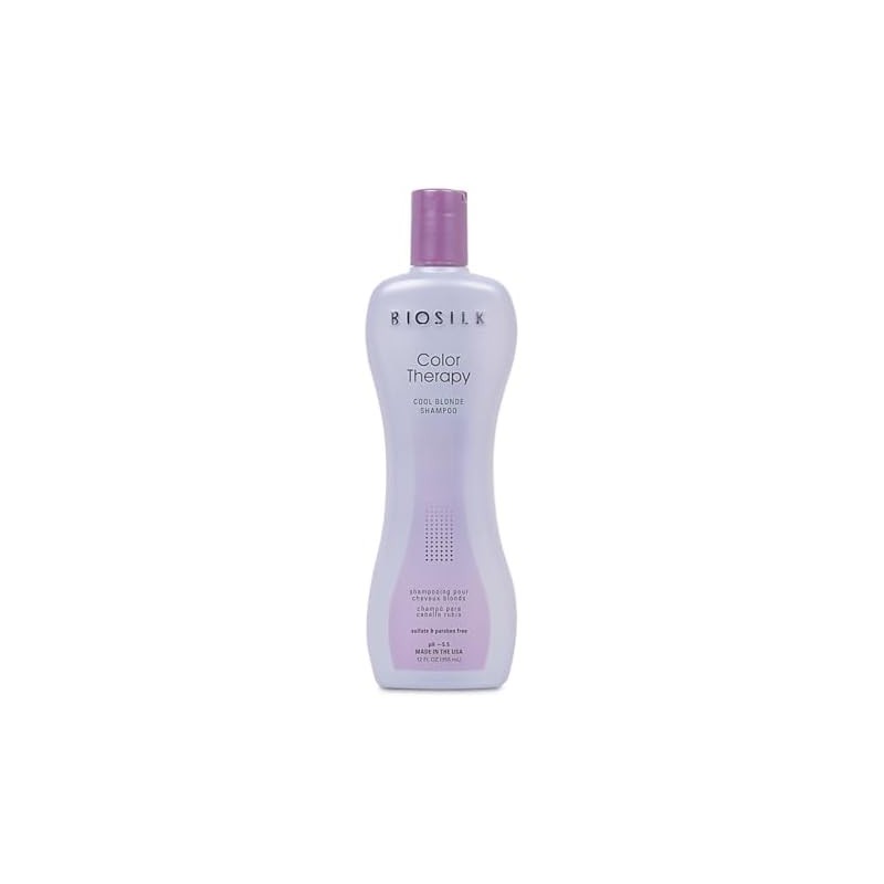 Cool Blonde Shampoo Biosilk Color Therapy – 12 oz –