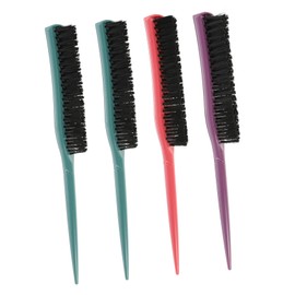 Outanaya 4pcs Fine Tooth Hair Styling Comb Set Anti-Static Barber Combs for Professional Use for Curly Hair and Updos Lightweight and Sturdy