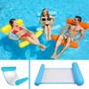 Sinwind Inflatable Swimming Bed, Water Hammock 4-in-1 Lounge Chair Pool