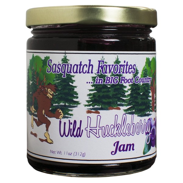 Huckleberry Haven Sasquatch Wild Huckleberry Jam 11 oz.