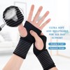ACWOO Wrist Brace, 2 Pack Elastic Wrist Support with Strap,
