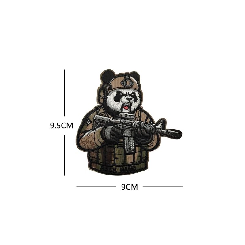 PHOENIX IKKI Funny Panda Tiger Tiger Tactical Military Airsoft Embroidered
