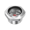 M METERXITY Air Compressor Oil Sight Glass, 1" NPT Toughened