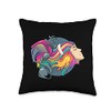 Streetart Sound Music Throw Pillow