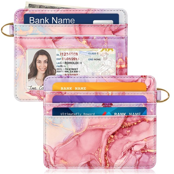 Simikol Slim Minimalist Front Pocket RFID Blocking Credit Card Holder