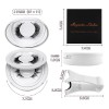 Set De Pestañas Postizas Magnéticas 2 Pares, Con Pinzas