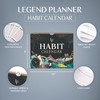Legend Habit Calendar to Track Daily Habits – Motivational Tracker
