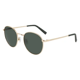 NAUTICA N100SP Polarized Round Sunglasses, Gold, One Size