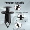 50Pcs Longer Trim Panel Fixing Lining Carpet Clips Car Body