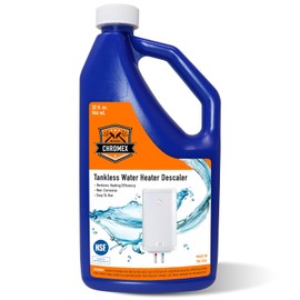 Chromex - Solución de descalcificación de calentador de agua sin tanque certificada por NSF | Descalcificador altamente efectivo que rest...
