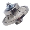 MOSTARTOOLS 1/2 Inch Demi Bullnose Half Bullnose Coarse Vacuum Brazed