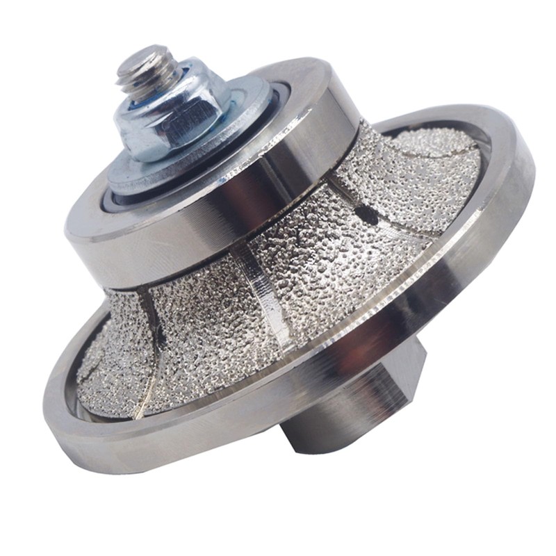 MOSTARTOOLS 1/2 Inch Demi Bullnose Half Bullnose Coarse Vacuum Brazed