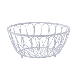 Gourmet Basics by Mikasa Rope Basket, 10 inch, White
