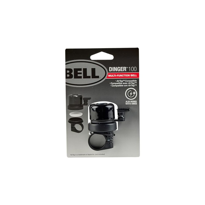 Bell Dinger 100 Bike Bell with Airtag Storage