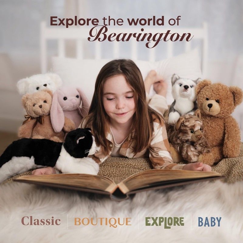 Bearington Llama Stuffed Animal Soft Llama Plush Alpaca Stuffies Toys