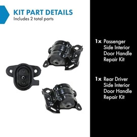 TRQ TRQ Engine Motor Transmission Mount KIT SET of 3 for 94-05 Astro Safari 2WD