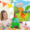 ASTARON Pin The Tail on The Dinosaur Party Game with