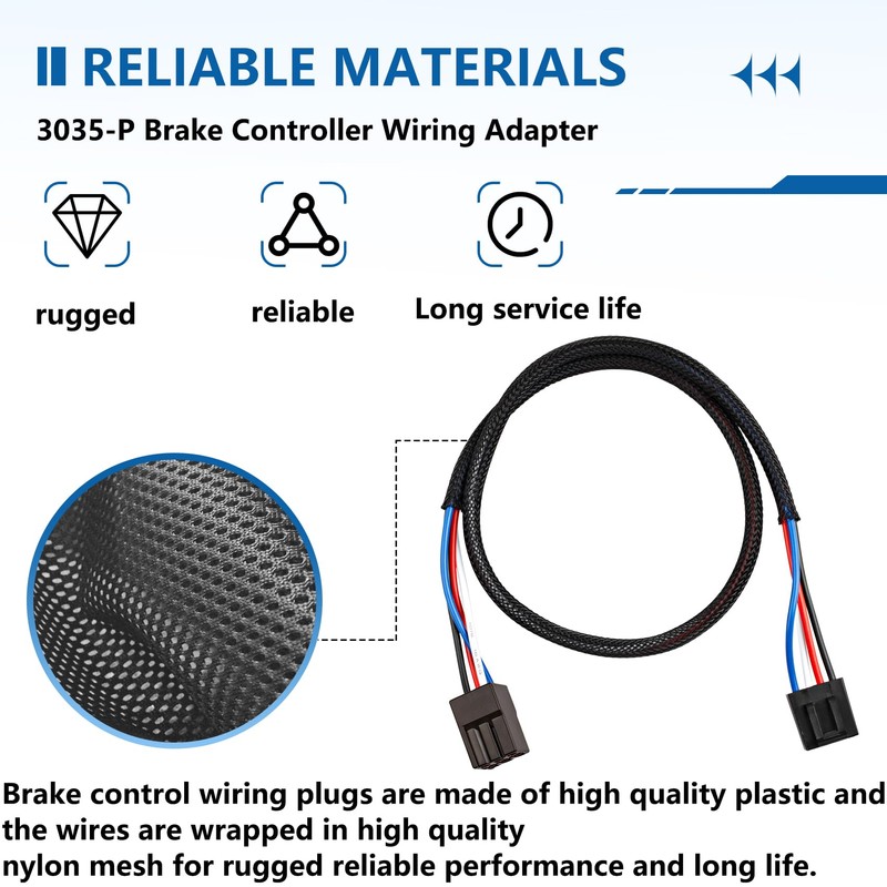 3035-P Brake Controller Line Adapter, Trailer Brake Controller Adapter Fit