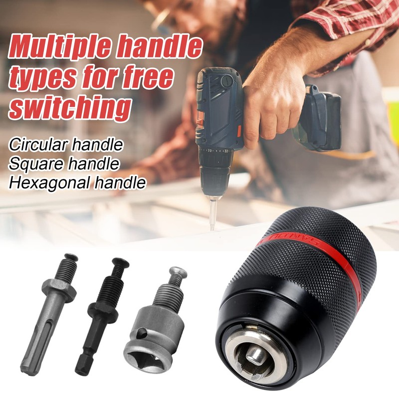 Keyless Chuck 1.5-13 mm, 1/2 Inch x 20UNF Drill Chuck