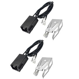 WB2X8228 2 Pack Element Receptacle and Wire Kit Fits GE Electric Hotpoint Stove Ranges and Cooktops Replaces 250535, PS242972, AP2013499