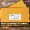 4 x 2 Rectangle Mailing Labels - Permanent, White Matte