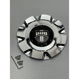 Dub Chrome Wheel Center Cap W/ Screws  CAP M-859
