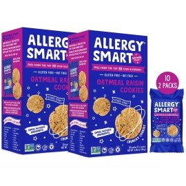 Allergy Smart Oatmeal Raisin Cookies 4.95 oz (Pack Of 6)