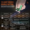 Keychain Flashlight 900LM White LED IP65 Waterproof Magnetic Tail Fluorescent