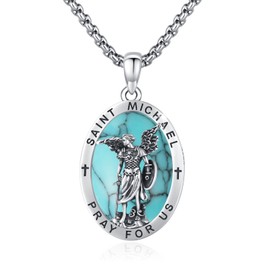 ZIPPICE 925 Sterling Silver Sacred Necklace | Sacred Amulet Necklace Protection Pendant Jewellery for Men, Sterling Silver