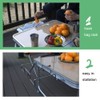 AlomeJOR Garbage Bag Rack Large Capacity Tableside Rack Trash Bag