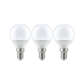 Paulmann Leuchten Paulmann 285.37 LED 3-Pack Drop 5.5 W E14 230 V 2700 K 28537 Plastic, 5.5 W, 8.1 x 4.5 x 8.1 cm