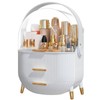 NestOrganix Makeup Organizer Skincare Organizers - Cosmetic Display Cases with