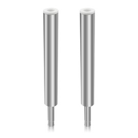 Sporthfish 3/4" Pin Boat Seat Post Pedestal Posts Pole Fit for Various Ships - Non-Threaded, Fixed Hgt. 11", 1.5" Dia, Aluminum Alloy, Silver, 2PCS