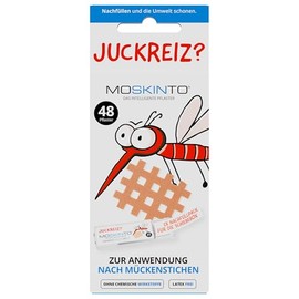 Moskinto Refill Pack, 48 Mosquito Patches, Mosquito Bite, Mosquitoes, Alternative to Heat Pen, for Children and Adults, Mosquitoes, Bite Healer, Itching