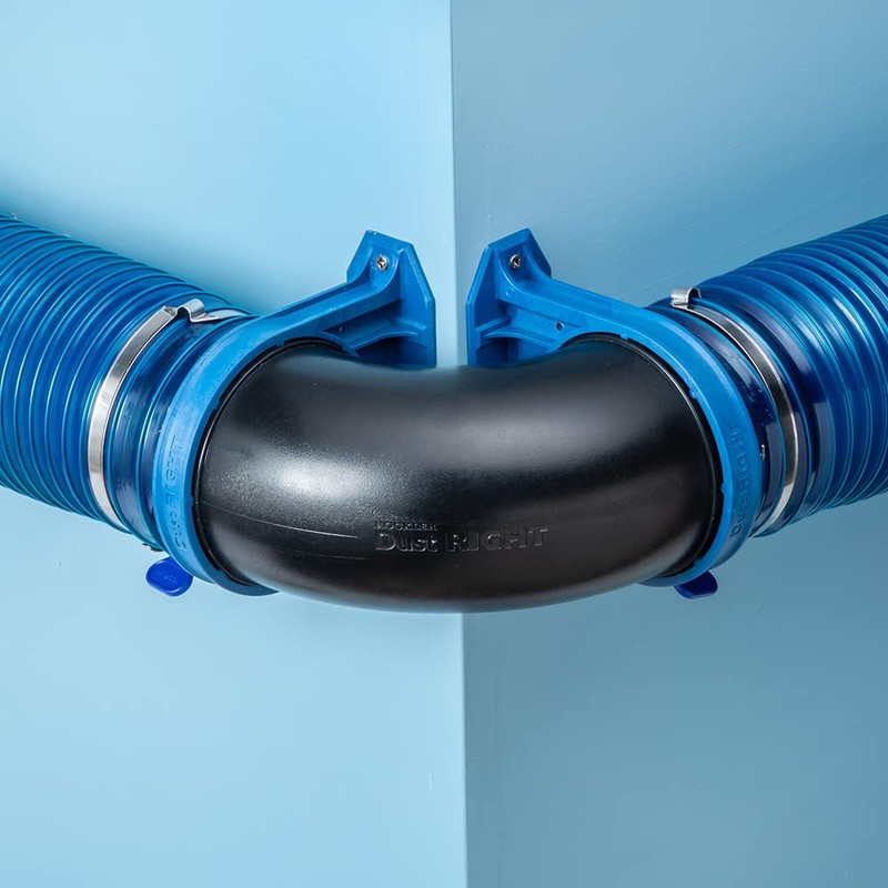 Dust Right Ready-Mount 4'' 90 degree Elbow