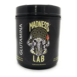 Glutamina Madness Lab de 500 g en Polvo Sin Sabor                                                                                                     