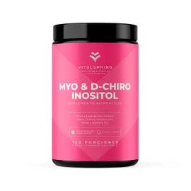 Vital Spring Myo & D-Chiro Inositol 40:1 |120 días de duración con Colina, Zinc, Methyl Folate y D3.