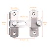 Stainless Steel Flip Latch, Tiberham Heavy Duty Hasp Latch Sliding